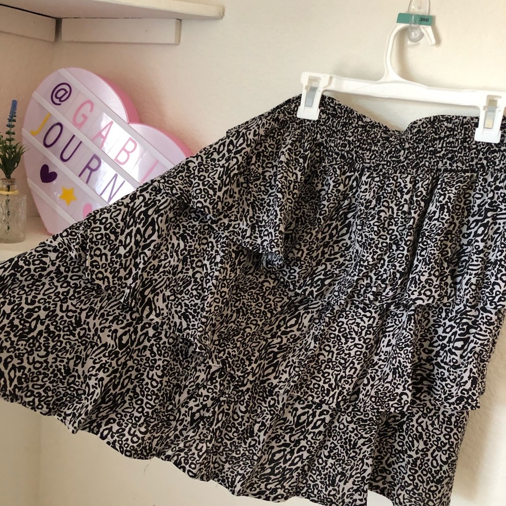 torrid leopard print skirt